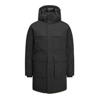 Jack & Jones Heren, Mantels, Zwart, Maat: XL