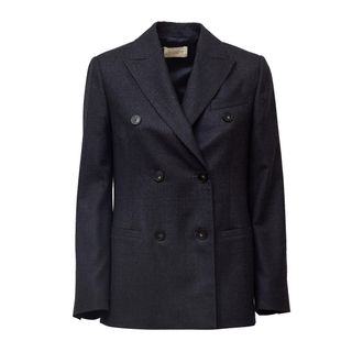 Montedoro Red Terrie Double-Breasted Blazer