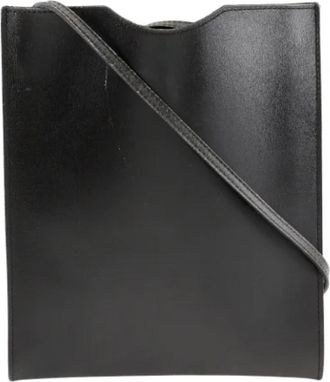 Herm&egrave;s Tweedehands leren schoudertassen - Dames - Vintage Schoudertas - Zwart - ONE Size - Vintage