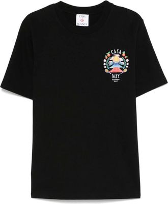 Casablanca Hombre, Camisetas, Negro, Talla: XL