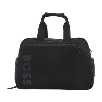 HUGO BOSS Onset Holdall - Heren - Weekendtassen - Zwart - ONE Size - Polyester - Tassen