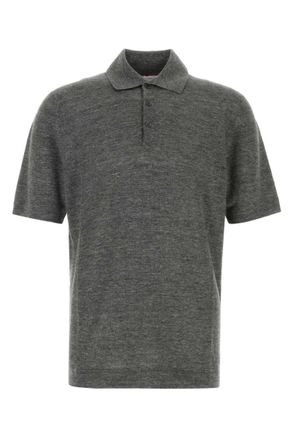 Brunello Cucinelli Grey Shirt Collar Polo