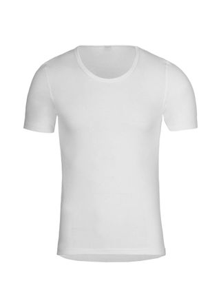 Trigema Funktionsshirt TRIGEMA TRIGEMA Ski/Sportshirt, Herren, Gr. L, weiss (wei&szlig;), Single Jersey, 100% Polyester (Bioactive), normal, Rundhals, Shirts Funkti