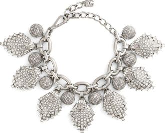 Dolce & Gabbana crystal-embellished necklace - Silver