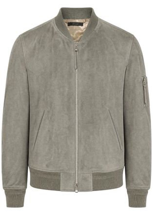 Tom Ford Suede Bomber Jacket - Grey - 52 (IT52 / XL)