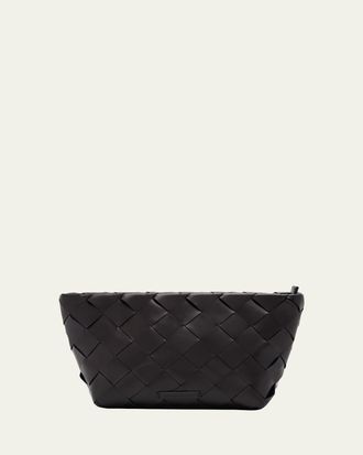 Loeffler Randall Melina Woven Leather Clutch