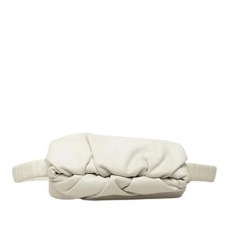 Bottega Veneta Pre-owned Body Pouch - Dames - Pre-owned - Wit - Maat: ONE Size Leer