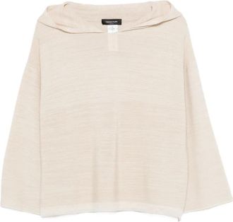 Fabiana Filippi drawstrings-hem sweater - Neutrals