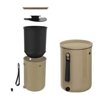 OEM Compostador Skaza Compostador Bokashi Organko 2 9,6l+1 Kg De Activador-capuccino