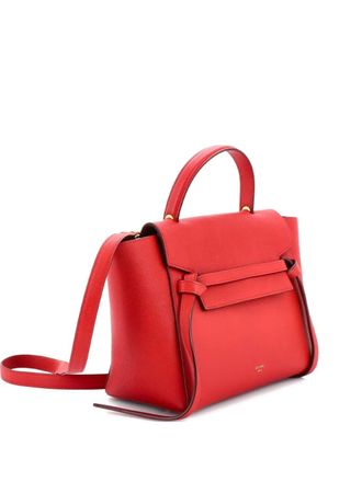 Celine Belt Bag Textured Leather Micro satchel