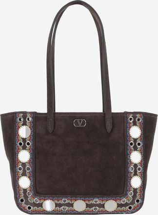 Valentino Garavani Brown Nellcote Tote