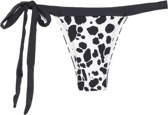 Frankies Bikinis Coco Tie-detail Pattern Bikini Bottom