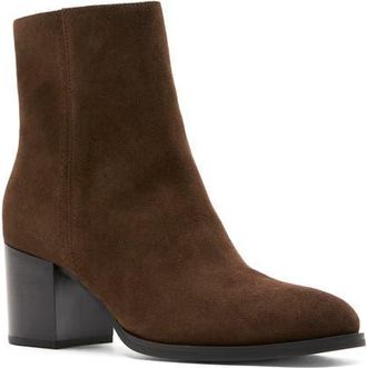 La Canadienne Wisdom City Dry Waterproof Bootie in Brunette Suede at Nordstrom, Size 6.5