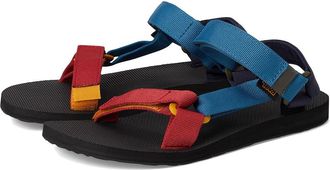 Teva Original Universal Mens Sandals Blue Coral : 12 D - Medium, Synthetic/Textile