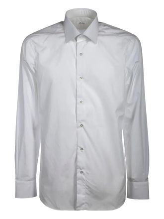 Fray cotton shirt - men - Cotton - 40 - White