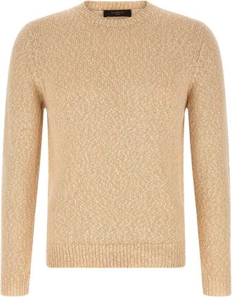 Zanone Beige Knitted Sweater