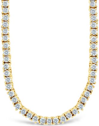 Sterling Forever Mirabell Adjustable CZ Tennis Necklace