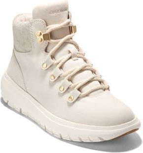 Cole Haan Grand Raelyn Waterproof Hiking Boot in Birch Suede /Leather at Nordstrom Rack, Size 5.5