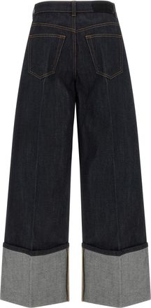 Givenchy Womens Blue Cotton Flared Jeans Clothing