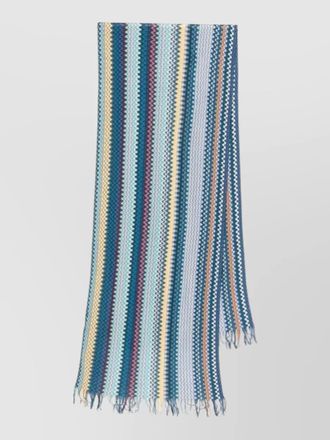 Missoni cotton chevron scarf