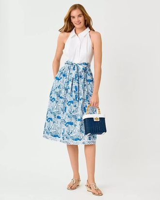 Lilly Pulitzer Mauritzia Halter Midi Shirtdress
