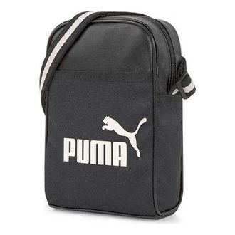 Puma Campus Compact Portable Bag Black White 078827-01
