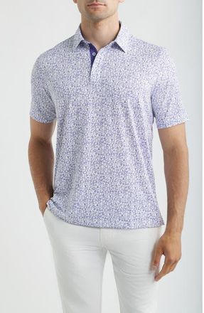 Johnston & Murphy XC+ Performance Game Day Polo in Purple at Nordstrom, Size Xxx-Large
