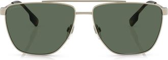 Burberry Sunglasses Blaine aviator-pilot sunglasses - men - Polyamide/Metal - 61 - Gold