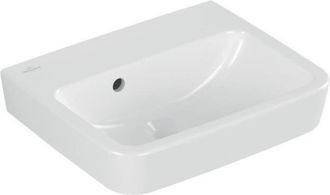 Villeroy & Boch V&b Aufsatz-handwaschbecken O.novo 450x370mm O Hl Mit &Uuml;berlauf Wei&szlig; C+
