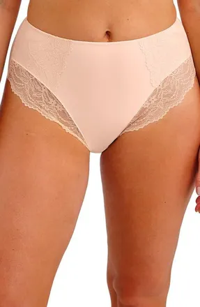 Fantasie Cesile High Waist Briefs in Peach Sorbet at Nordstrom, Size Xx-Large