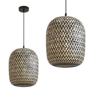 Rea Rea - L&aacute;mpara Boho Bamboo App1542-1cp