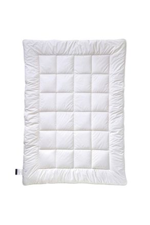 Billerbeck Ganzjahresdecke E38 Kenia UNO, Weiß, Textil, Füllung: Polyester, Hohlfaser, 140x200 cm, temperaturausgleichend, strapazierfähig, weich