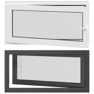 vidaXL Color Interno De Ventana De S&oacute;tano Blanco Risor 120 X 60 Cm Vidaxl