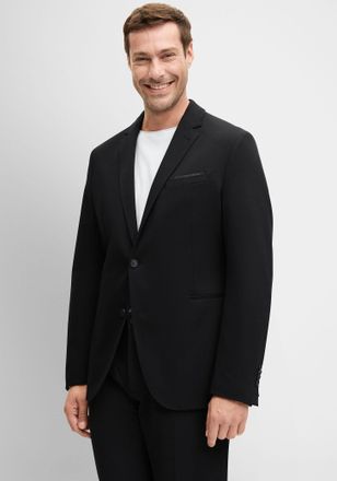 Cinque Sakko CINQUE CIDITO, Herren, Gr. 102, schwarz, Web, Obermaterial: 52% Polyester, 21% Polyamid, 17% Viskose, 10% Elasthan, unifarben, regular fit, Sakk