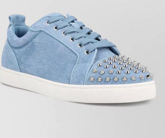Christian Louboutin louis junior spikes leather low sneakers