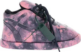 Off-white Pink Leather Sneakers