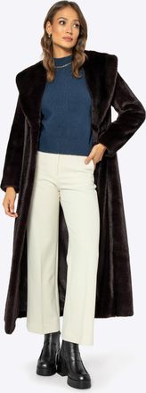 Wittchen Dames Imitatiebontjas Klassiek Donkerbruin Polyester