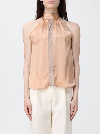 Simona Corsellini Satin and Rhinestone Top