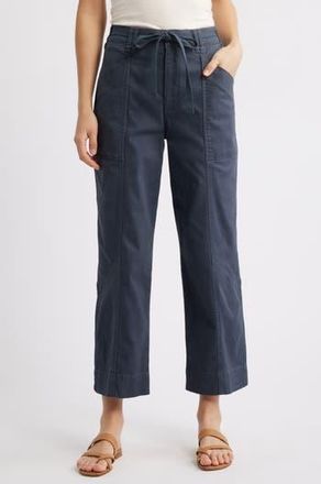 Wit & Wisdom Skyrise Relaxed Straight Leg Twill Pants in Orion Blue at Nordstrom Rack, Size 4