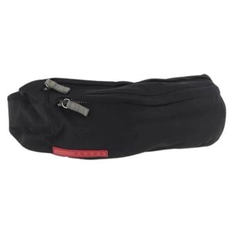 Prada Pre-owned Nylon Waist Bag - Dames - Pre-owned - Zwart - Maat: ONE Size Nylon