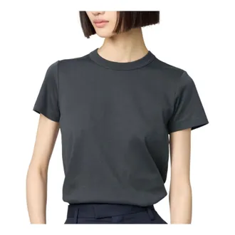Uniqlo (WMNS) UNIQLO Crew Neck T-Shirt Dark Grey 483456-08