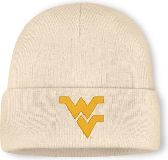 Nike West Virginia Nike Mens College Cuffed Beanie in Brown | N41C15AWVN-M4T