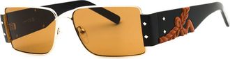 MCM MW0012 32J Mens Sunglasses Gold Size 55