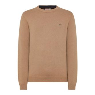 Sun 68 Heren, Truien, Beige, Maat: 2XL Wol