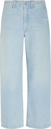 A Gold E Agolde X Maria Mcmanus Wide-leg Jeans - Light Blue - 27 (W27 / UK8-10 / S)