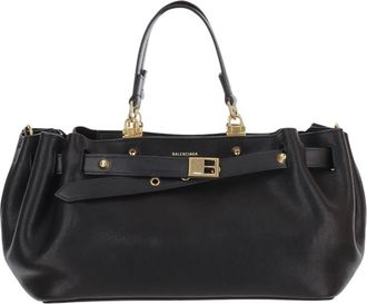 Balenciaga Black Fan Carry All Small Tote