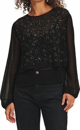 Velvet Marlowe Top In Black