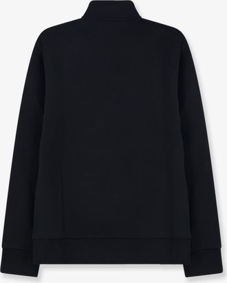 Polo Ralph Lauren Mens Half-Zip Cotton Blend Sweatshirt Black Sweatshirts Sweater