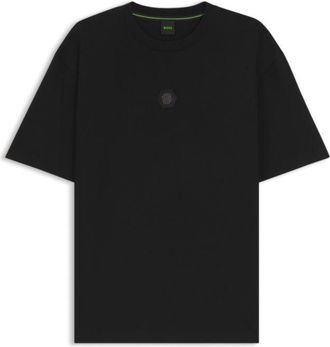 BOSS Cotton-jersey T-shirt with Double B monogram