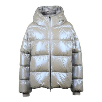 Herno Dames, Jassen, Grijs, Maat: XS Polyamide